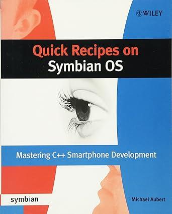 quick recipes on symbian os mastering c++ smartphone development 1st edition michael aubert 0470997834,