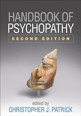 handbook of psychopathy 2nd edition christopher j. patrick 1462541232, 978-1462541232