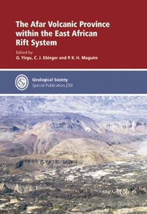 the afar volcanic province within the east african rift system 1st edition c. j. ebinger, p. k. h. maguire,