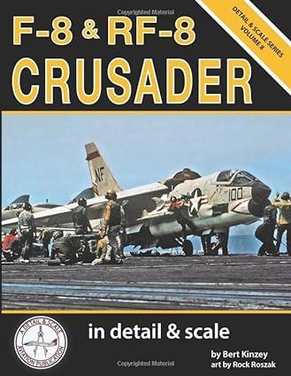 f 8 and rf 8 crusader in detail and scale volume 8 1st edition bert kinzey, rock roszak 1092227741,
