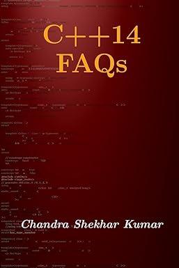 c++14 faqs 1st edition chandra shekhar kumar 1500239879, 978-1500239879