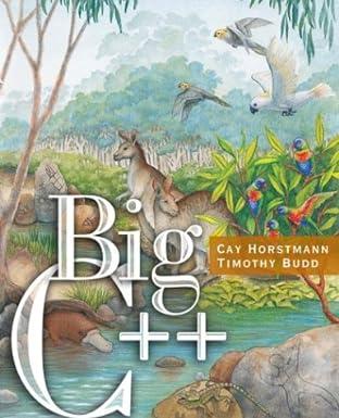 big c++ 1st edition cay s. horstmann, timothy a. budd 0471470635, 978-0471470632