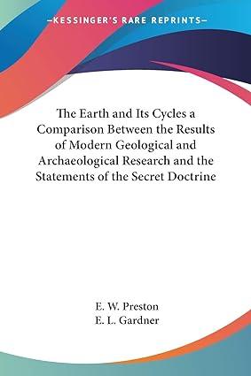 the earth and its cycles a comparison between the results of modern geological and archaeological research