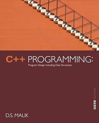 c++ programming from problem analysis to program design 7th edition d. s. malik 1285852745, 978-1285852744