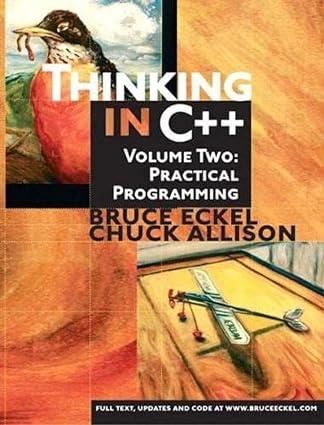thinking in c++ practical programming volume 2 1st edition bruce eckel, chuck allison 0130353132,