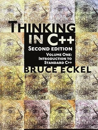 thinking in c++ introduction to standard c++ volume 1 2nd edition bruce eckel 0139798099, 978-0139798092
