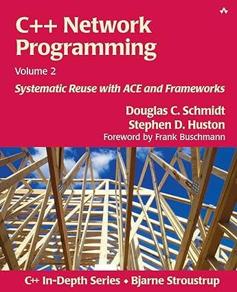 c++ network programming volume 2 systematic reuse with ace and frameworks 1st edition douglas schmidt,