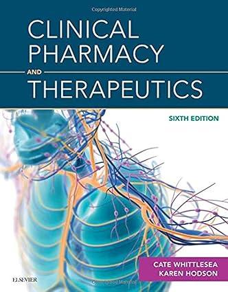 clinical pharmacy and therapeutics 6th edition cate whittlesea bsc msc phd mrpharms, karen hodson bsc (pharm)