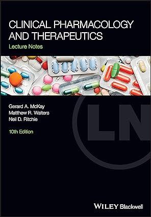 clinical pharmacology and therapeutics 10th edition gerard a. mckay, matthew r. walters, neil d. ritchie