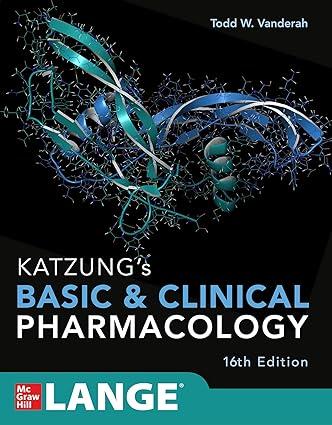 basic and clinical pharmacology 16th edition todd w. vanderah 1260463303, 978-1260463309