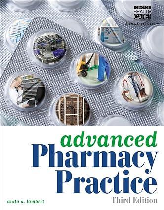advanced pharmacy practice 3rd edition advanced pharmacy practice 1133131417, 978-1133131410