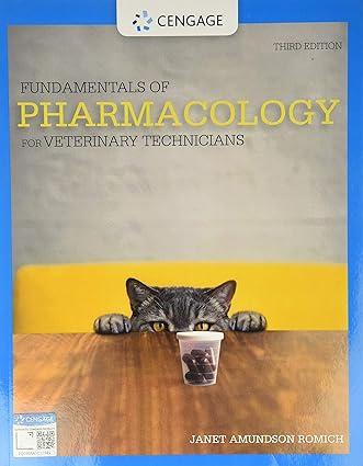 fundamentals of pharmacology for veterinary technicians 3rd edition janet amundson romich, sarah wagner
