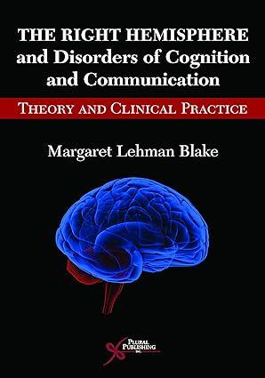 the right hemisphere and disorders of cognition and communication theory and clinical practice 1st edition