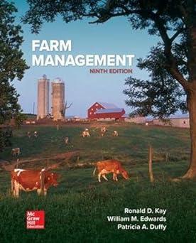 farm management 9th edition ronald kay, william edwards, patricia duffy 1260002195, 978-1260002195