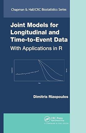 joint models for longitudinal and time to event data 1st edition dimitris rizopoulos 1439872864,