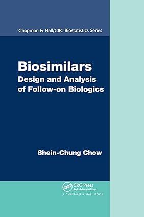 biosimilars design and analysis of follow on biologics 1st edition shein-chung chow 0367379724, 978-0367379728