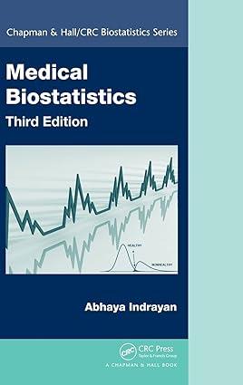 medical biostatistics 3rd edition abhaya indrayan 1439884145, 978-1439884140