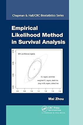 empirical likelihood method in survival analysis 1st edition mai zhou 0367377578, 978-0367377571