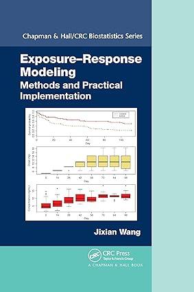 exposure response modeling 1st edition jixian wang 036773804x, 978-0367738044