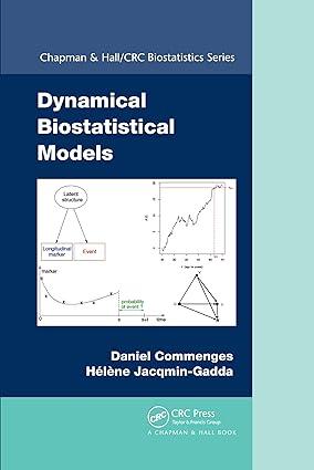 dynamical biostatistical models 1st edition daniel commenges, helene jacqmin-gadda 0367737744, 978-0367737740