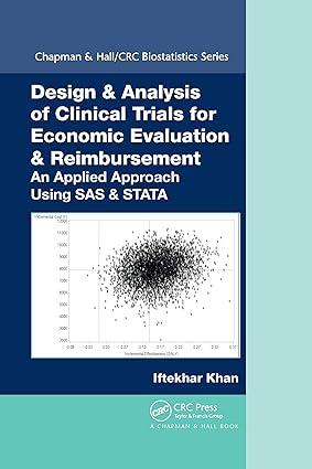 design and analysis of clinical trials for economic evaluation and reimbursement 1st edition iftekhar khan