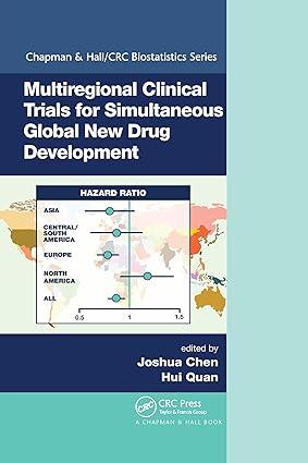 multiregional clinical trials for simultaneous global new drug development 1st edition joshua chen, hui quan