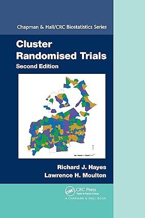 cluster randomised trials 2nd edition richard j. hayes, lawrence h. moulton 1032339586, 978-1032339580