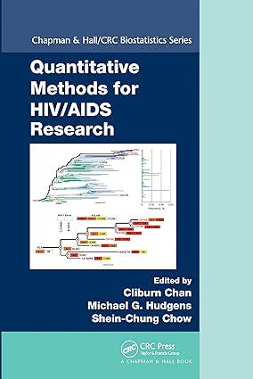 quantitative methods for hiv/aids research 1st edition cliburn chan 0367573172, 978-0367573171