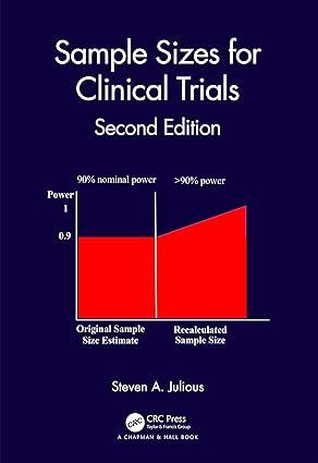 sample sizes for clinical trials 2nd edition steven a. julious 1138587893, 978-1138587892