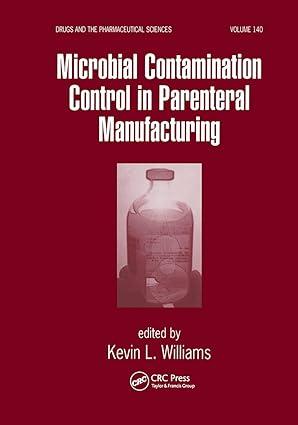 microbial contamination in parenteral manufacturing 1st edition kevin williams 0824753208, 978-0824753207