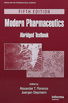 modern pharmaceutics 5th edition alexander t. florence, juergen siepmann 1841847739, 978-1841847733