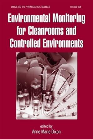 environmental monitoring for cleanrooms and controlled environments 1st edition anne marie dixon 0824723597,