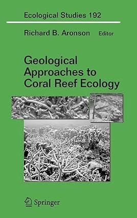 geological approaches to coral reef ecology 1st edition richard b. aronson 0387335382, 978-0387335384
