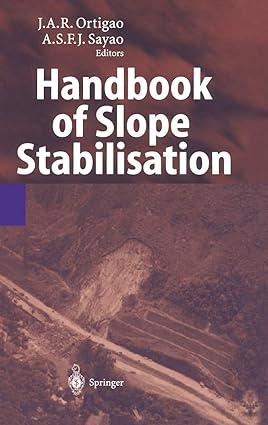 handbook of slope stabilization engineering 1st edition jose a. ortigao, j. a. r. ortigao, alberto sayao
