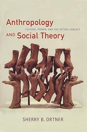 anthropology and social theory culture power and the acting subject 1st edition sherry b. ortner 0822338645,