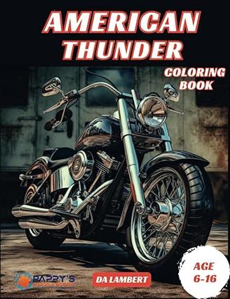 american thunder coloring book 1st edition da lambert b0cfcvdzf4, 979-8857309513
