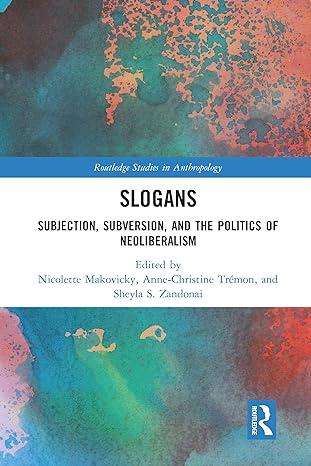 slogans subjection subversion and the politics of neoliberalism 1st edition nicolette makovicky,