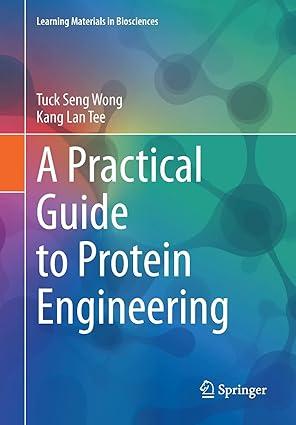 a practical guide to protein engineering 1st edition tuck seng wong, kang lan tee 3030568970, 978-3030568979