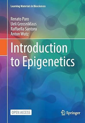 introduction to epigenetics 1st edition renato paro, ueli grossniklaus, raffaella santoro 3030686698,