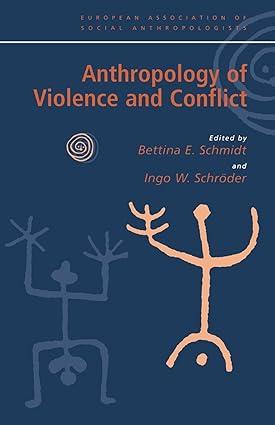anthropology of violence and conflict 1st edition ingo schroeder, bettina schmidt 0415229065, 978-0415229067