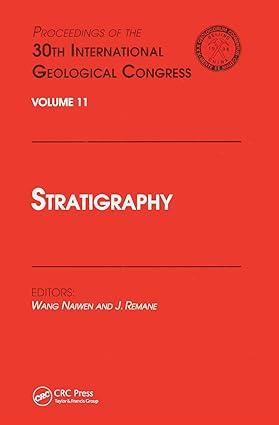 stratigraphy proceedings of the 30th international geological congress volume 11 1st edition wang naiwen,