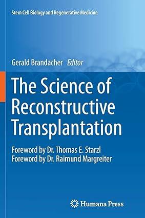 the science of reconstructive transplantation 1st edition gerald brandacher 1493954938, 978-1493954933