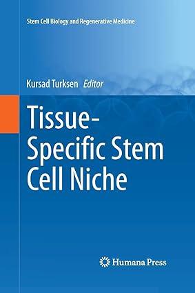 tissue specific stem cell niche 1st edition kursad turksen 3319362534, 978-3319362533