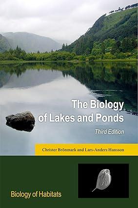 the biology of lakes and ponds 3rd edition christer brÃ¶nmark, lars-anders hansson 0198713606,