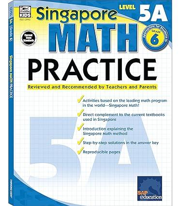 singapore math level 5a 6th grade math workbook singapore math grade 6 fractions addition subtraction