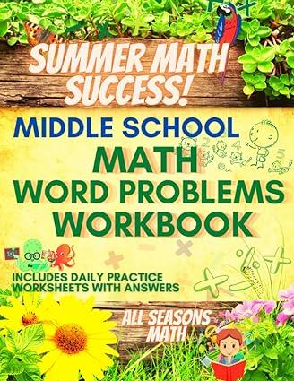 summer math success math word problems for middle school 1st edition all seasons math b0bxn1t3rr,