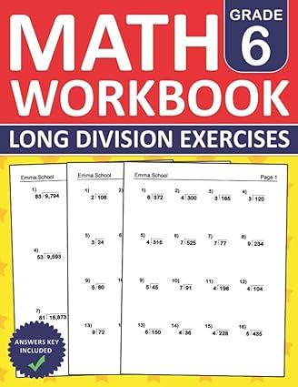long division workbook for grade 6 1st edition emma. school b0bpgx32s1, 979-8367759044
