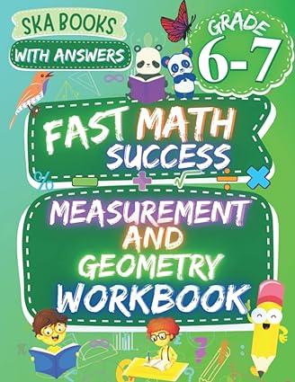 fast math success measurement and geometry workbook grade 6 7 1st edition ska books b0b6t33znz, 979-8840821688