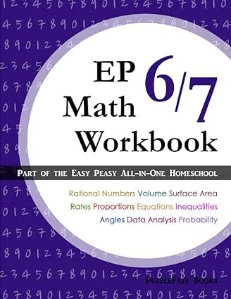 ep math 6 7 workbook part of the easy peasy all in one homeschool 1st edition puzzlefast, lee giles