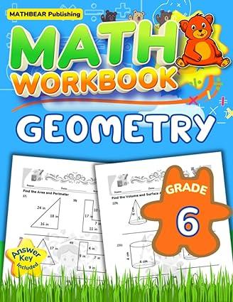 mathbear geometry workbook grade 6 mathbear geometry workbook grade 6 1st edition mathbear publishing